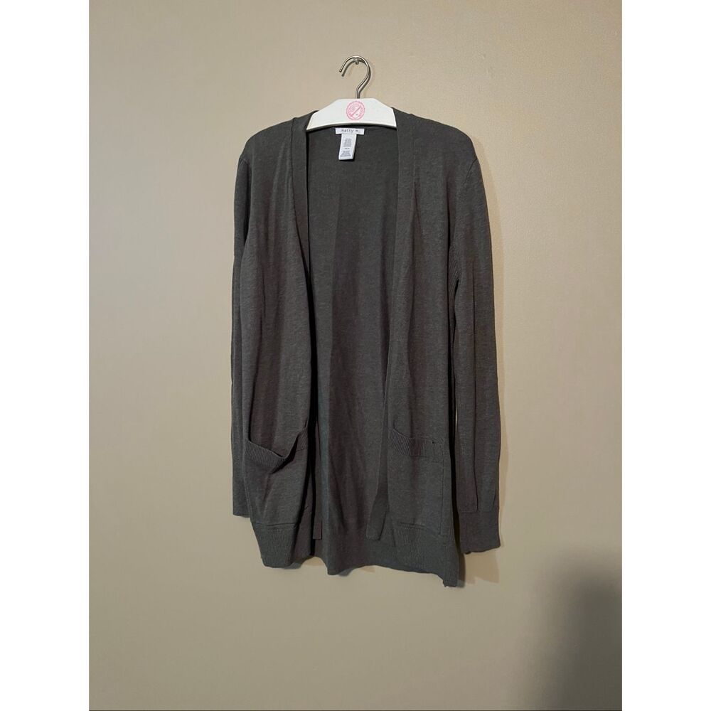 Matty m Grey Cardigan Woman’s Size Medium